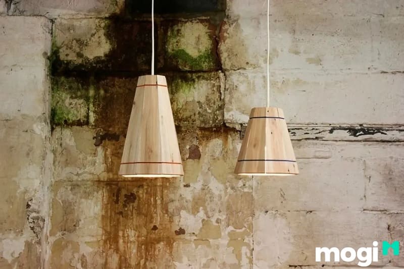 Mẫu đèn chụp từ gỗ Pallet