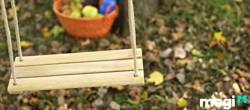 Xích đu đơn giản từ gỗ Pallet