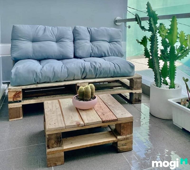Sofa từ Pallet sẽ giúp bạn tiết kiệm được rất nhiều chi phí