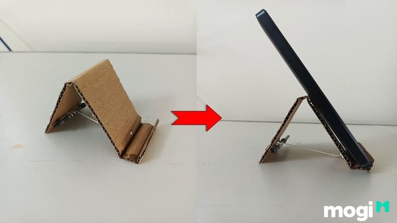 Sản Phẩm Tái Chế Từ Giấy: Giải Pháp Bảo Vệ Môi Trường Và Tiết Kiệm Tài Nguyên 14 Mẫu 1: Sản phẩm tái chế từ giấy - Giá đỡ điện thoại