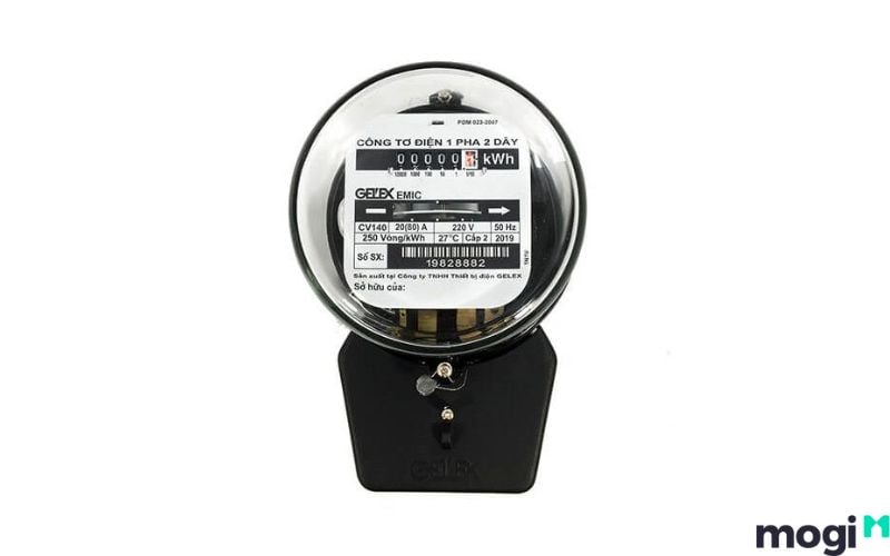 cách xem đồng hồ điện 1 pha