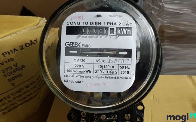 cách xem đồng hồ điện cơ của phòng trọ
