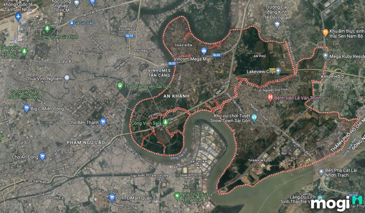 vị trí quận 2
