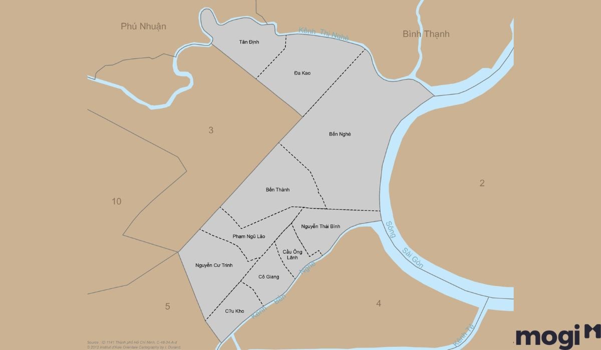 vị trí quận 1