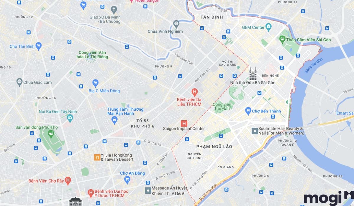 vị trí quận 1