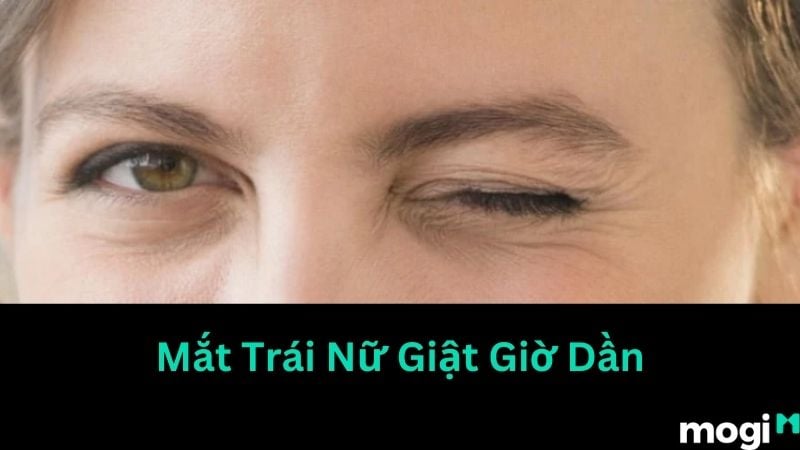 giật mắt trái nữ giờ Dần