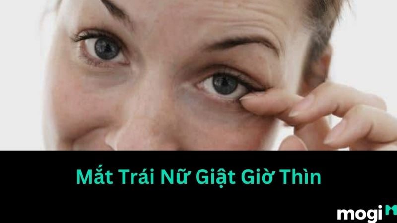giật mắt trái nữ giờ Thìn