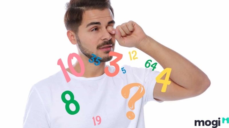 Con số may mắn giật mắt trái