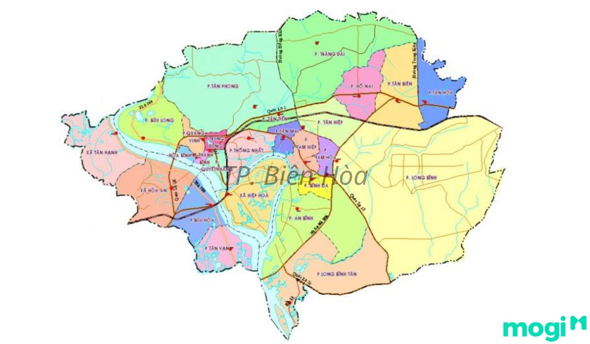 vị trí Biên Hòa