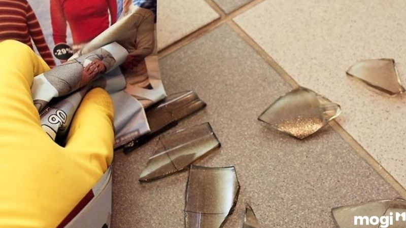 Dọn dẹp các mãnh vỡ gọn gàng để hóa giải vận