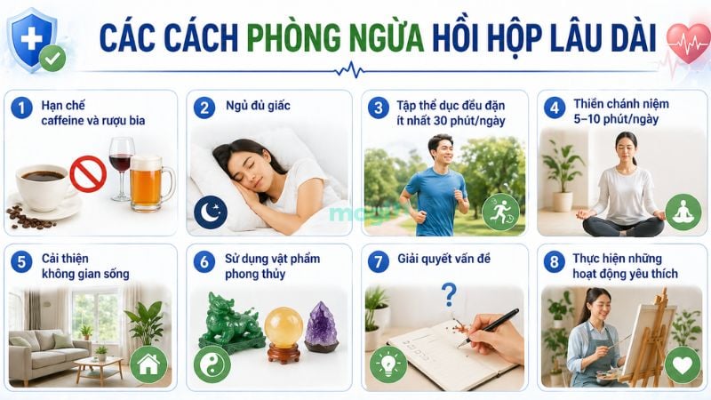 Những cách phòng ngừa và giảm thiểu tình trạng hồi hộp