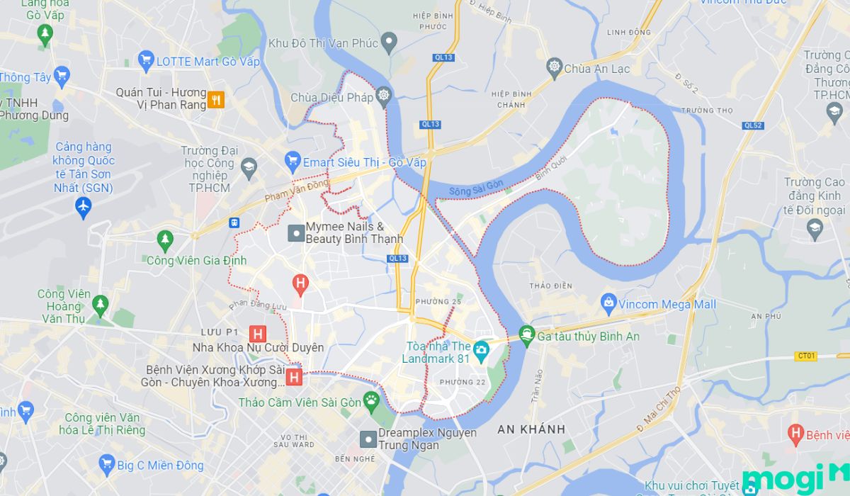 Vị trí cho thuê nhà hẻm quận bình thạnh