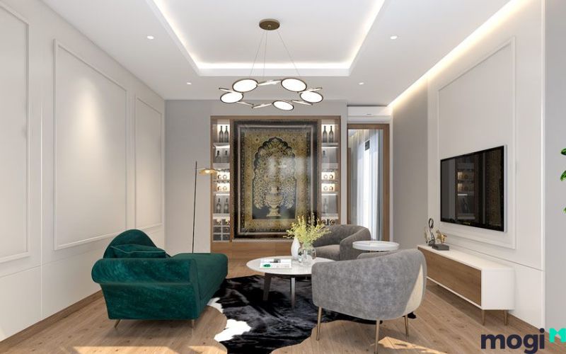 trần nhà cấp 4 bằng thạch cao