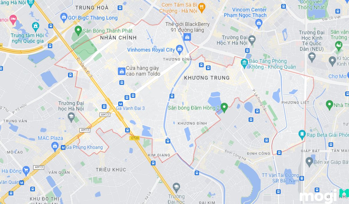 vị trí huyện thanh trì