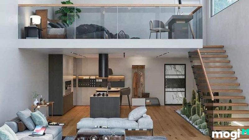 Chi phí xây nhà gác lửng 3 phòng ngủ