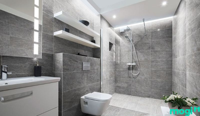 Đỉnh cao nhất trong phối màu gạch nhà vệ sinh chính là lựa chọn màu sắc theo hình thức ngẫu nhiên