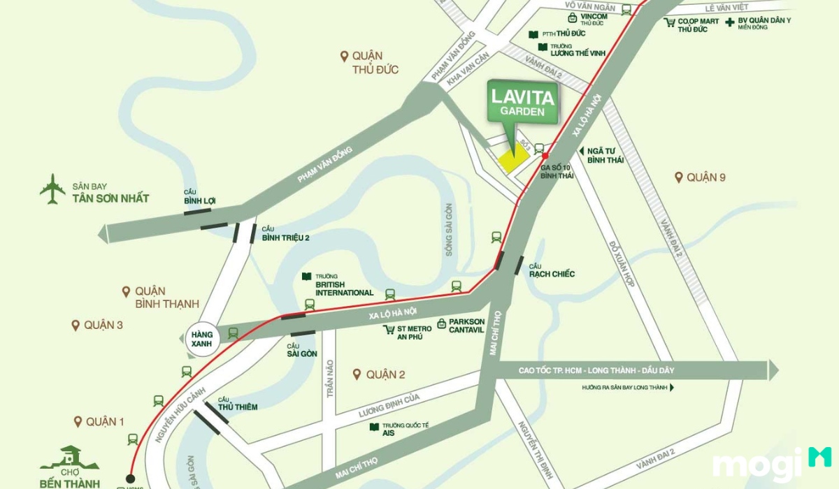vị trí chung cư lavita charm