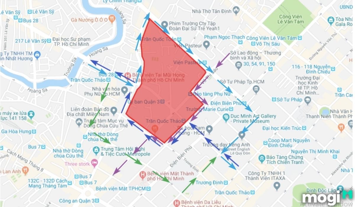 vị trí quận 3