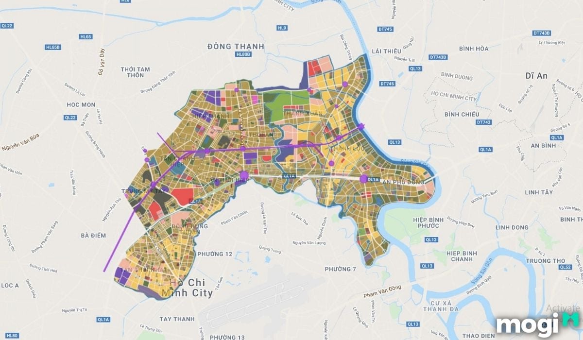 Vị trí quận 12
