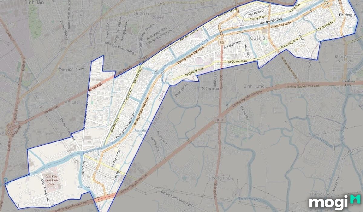 vị trí quận 8