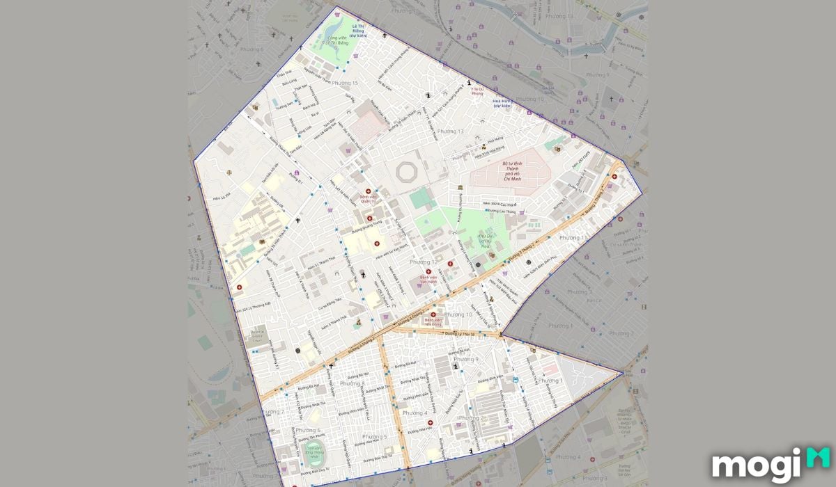 Vị trí quận 10