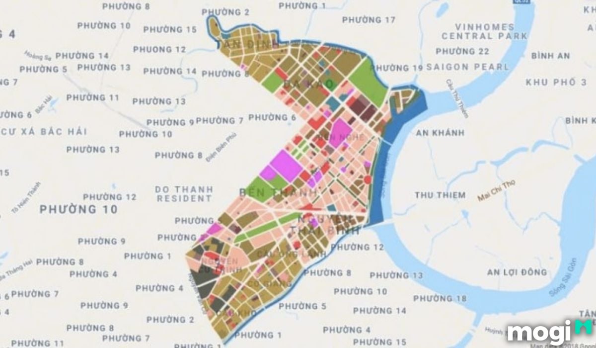 vị trí quận 1