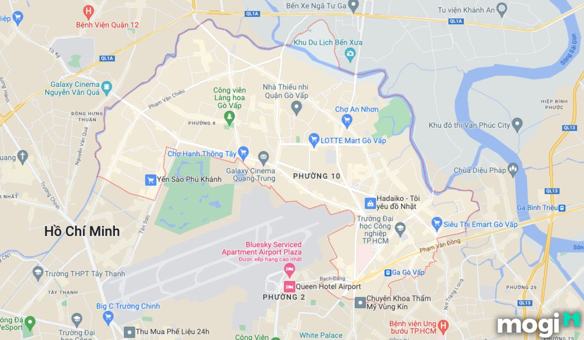vị trí quận gò vấp