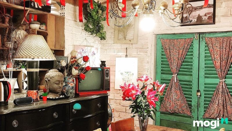 trang trí Noel quán cafe