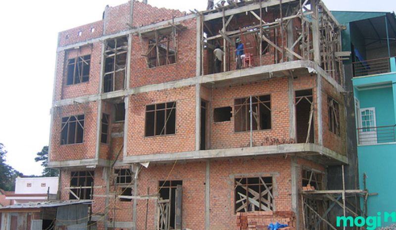 Bảng dự trù kinh phí xây nhà về phần nhân công và phần thô
