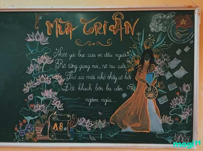 trang trí bảng 20/11