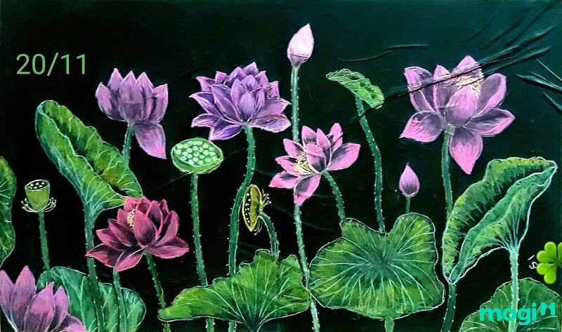 trang trí bảng 20/11