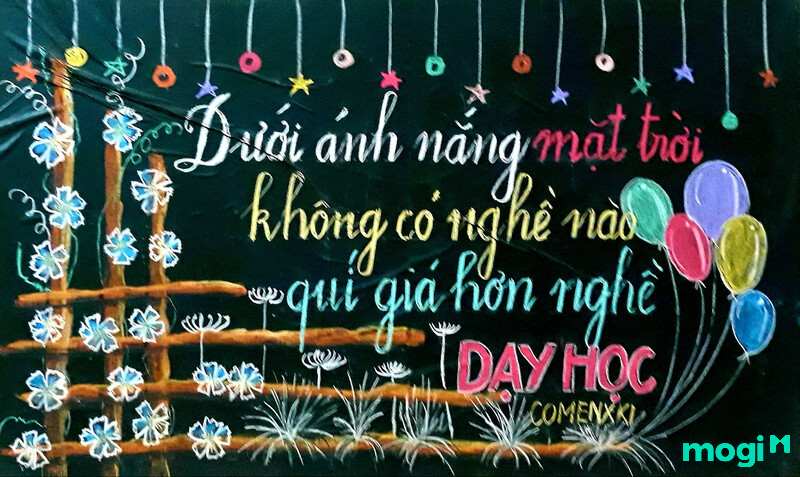 trang trí bảng 20/11