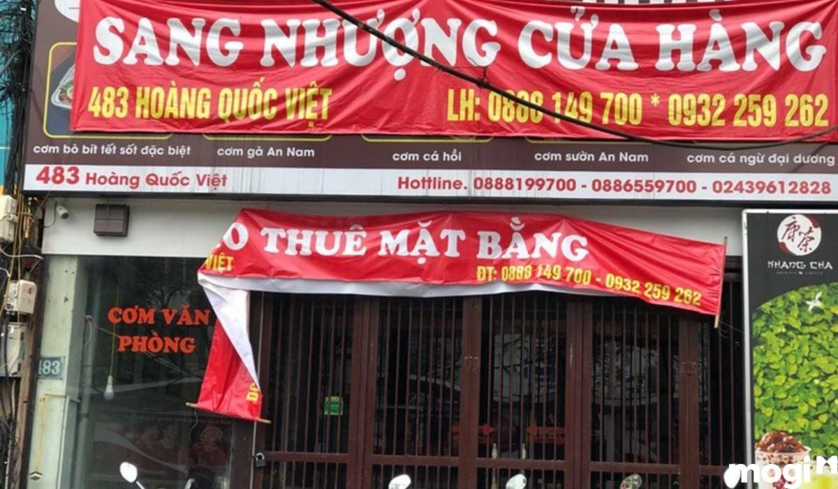 Rắc rối khi sang nhượng mặt bằng