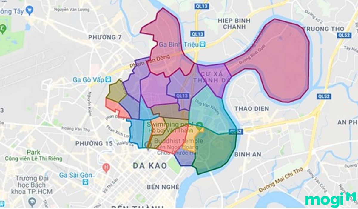 Vị trí địa lý Bình Thạnh
