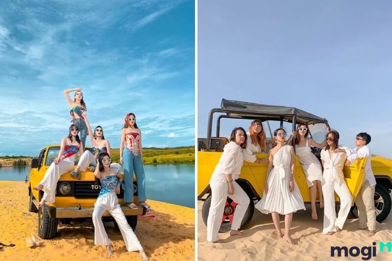 Vi vu cùng chiếc xe Jeep độc đáo