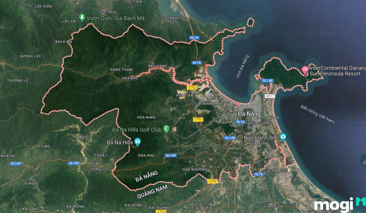Diện tích, dân số Đà Nẵng