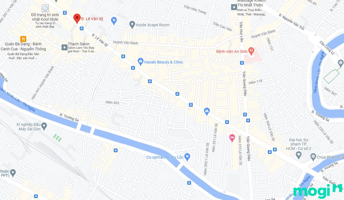 Vị trí địa lý đường Lê Vỹ Sỹ