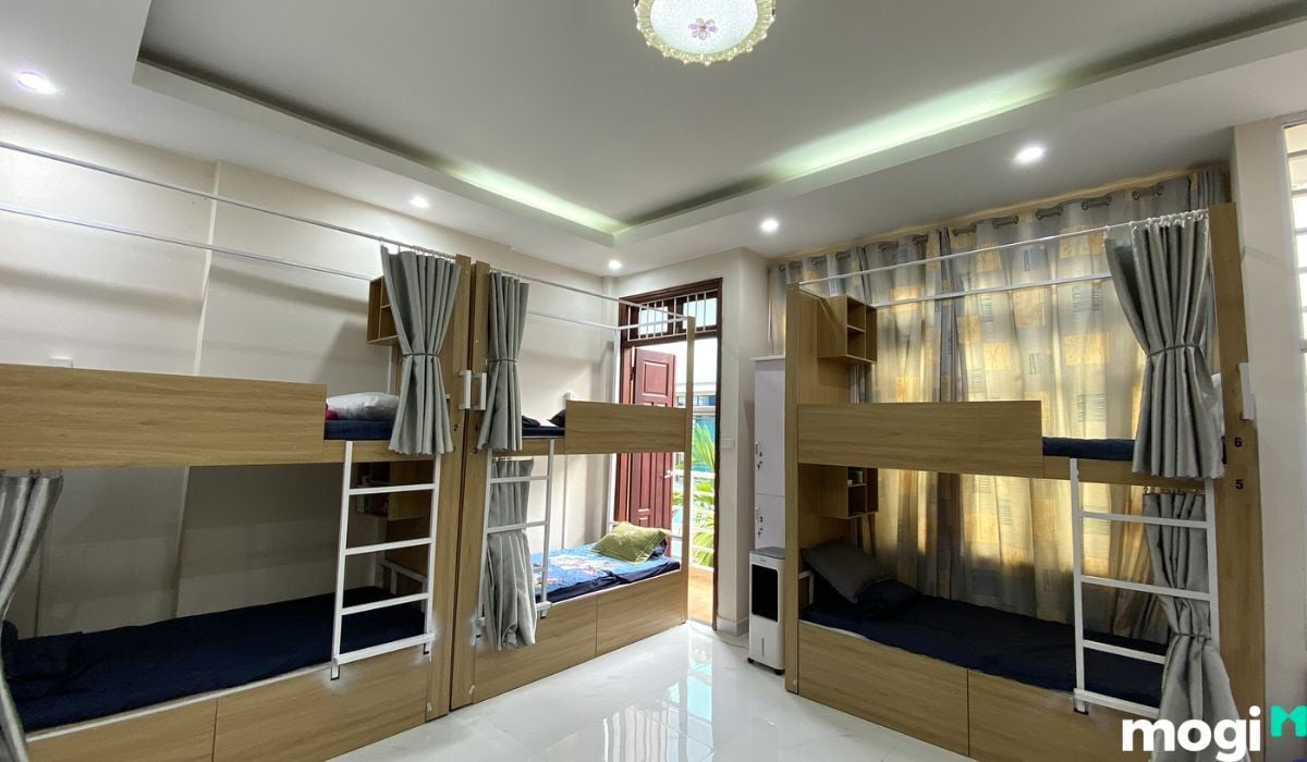 KTX ở ghép gọn gàng, tiện lợi
