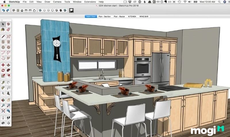 Phần mềm thiết kế nội thất Sketchup