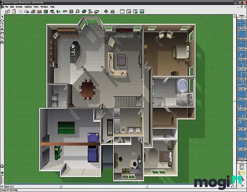 Tham khảo phần mềm thiết kế nội thất online Super Home Suite
