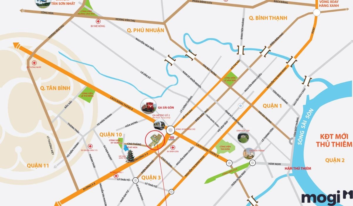 Vị trí dự án Hà Đô Centrosa