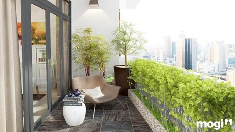Mẫu thiết kế ban công nhỏ đẹp theo mùa