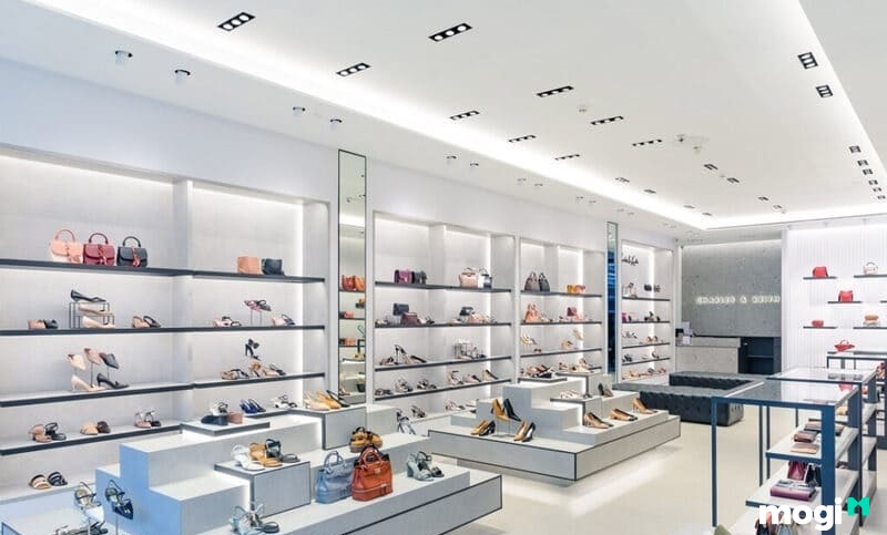 Cách thiết kế lối đi cho shop giày dép