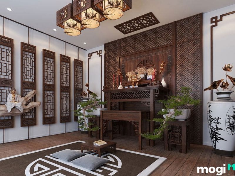 Mẫu bàn thờ cho phòng thờ riêng