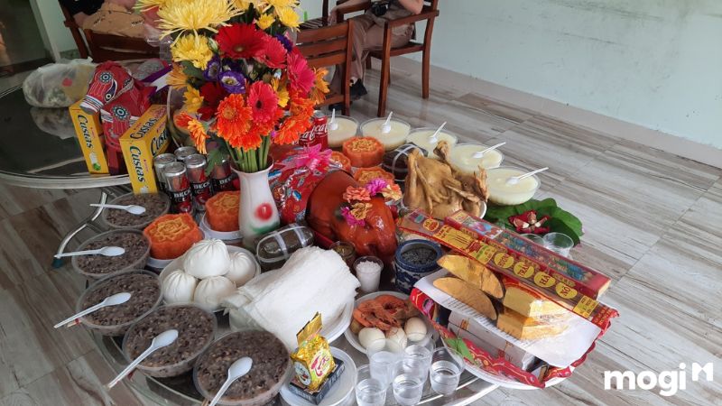 Mâm cúng phòng trọ mới thuê đầy đủ