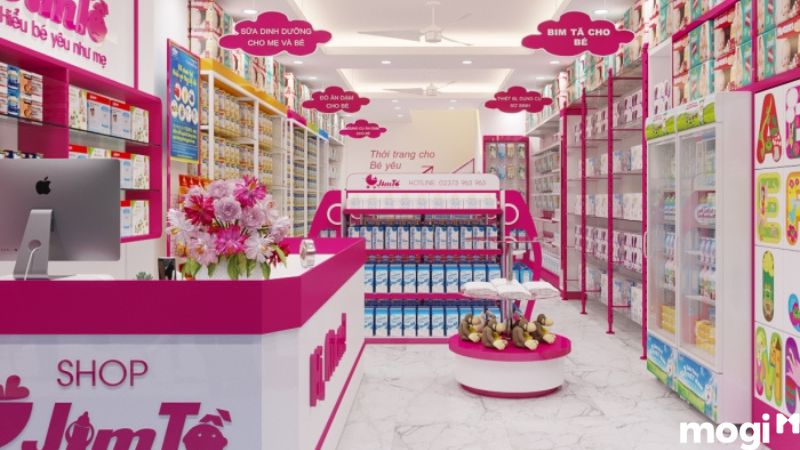 Tổng hợp các mẫu thiết kế shop mẹ và bé đa dạng phong cách