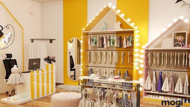 Tổng hợp các mẫu thiết kế shop mẹ và bé đa dạng phong cách