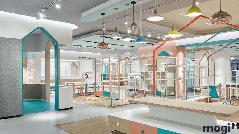 Đơn vị thi công shop mẹ và bé tại hà nội