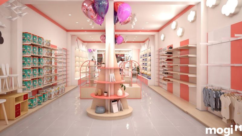 Đơn vị thi công shop mẹ và bé tại thành phố Hồ Chí Minh