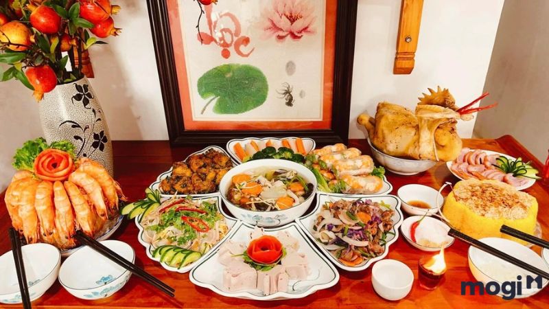 Mâm cúng nhập trạch chung cư